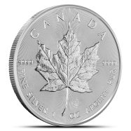 1 oz Canadian Silver Maple Leaf Coin (Random Year)